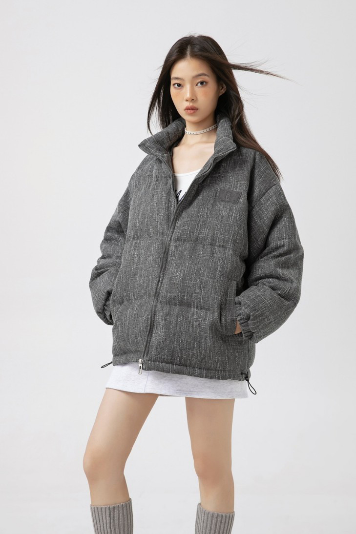 冬のヴィンテージは保温防寒コートの襟付きダウンジャケットを厚くする男女兼用 W109