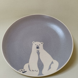美品 *＊*… シロクマのお皿大＆中皿 各2枚セット *＊*… 7eeccfe5e9b803f28a5abc90ed9dd6