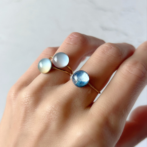 星空 スノードーム 夜空リング 指輪・リング corina 通販 17072293