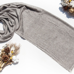 カシミアニットスカーフ ピュアウールスカーフ 手編みスカーフ ニットスカーフ - ギリシャメリノ クリスマス交換ギフト 友人の誕 14枚目の画像