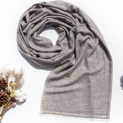 カシミアニットスカーフ ピュアウールスカーフ 手編みスカーフ ニットスカーフ - ギリシャメリノ クリスマス交換ギフト 友人の誕 5枚目の画像