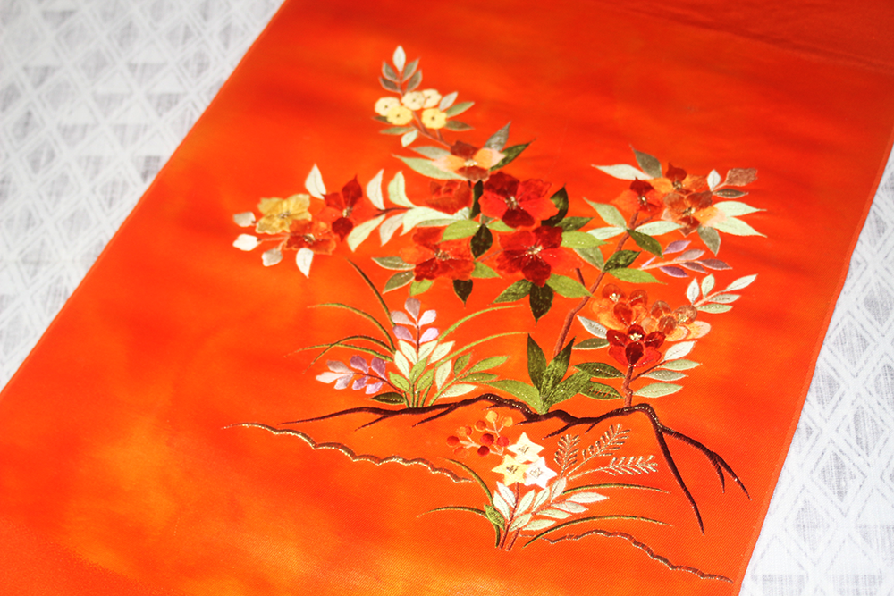 なごや帯　正絹