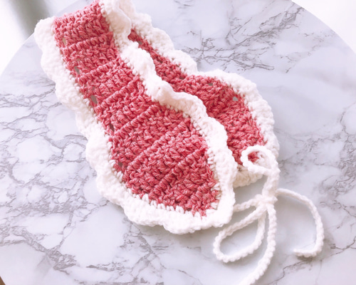 ✿ハンドメイド✿ イヤーマフ 耳あて 薔薇モチーフ ピンク系 【楽天