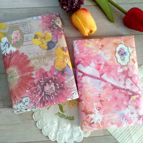花柄デザインペーパー セット 福袋【季節限定】トレーシングペーパー 2026 ハッピーバック　クラフト紙　ラッピング 17枚目の画像