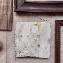 97/木と石と色のアートパネル 原画|木製|オブジェ|ディスプレイ|抽象画