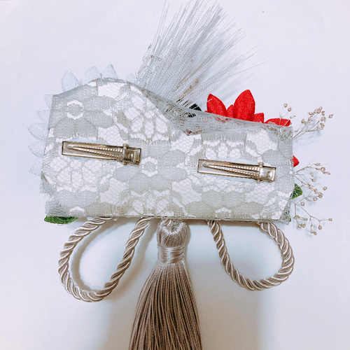 高級なダブルタッセル飾り付き クッションカーテン つまみ細工 帯飾り