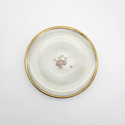 赤膚焼 玉泉　銘々皿　皿　5枚　奈良絵　鹿の絵 奈良 赤膚焼】 奈良絵（銘々皿）(5枚セット) めいめいざら 陶器