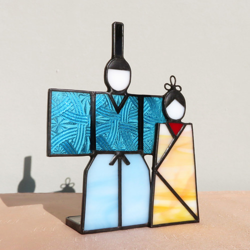 ステンドグラス お雛様 立ち雛 その他インテリア雑貨 pi-tyan 通販