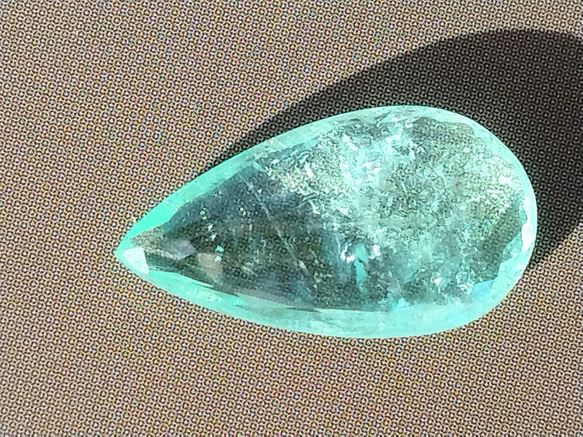 天然非加熱 GIL パライバトルマリン ルース 3.38ct 天然石 Sheer 