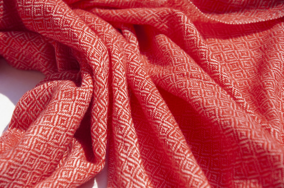 喀什米爾Cashmere 針織圍巾 純羊毛圍巾 手織圍巾 編織圍巾-希格紋美麗諾 聖誕節交換禮物 好友生日禮物 母親節 第18張的照片
