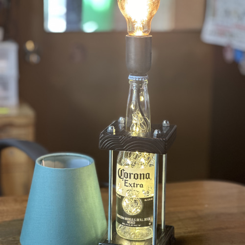 ボトルランプ(照明)   No.2  コロナビール　ランタン　間接照明 ボトルランプ(照明) No.2 コロナビール ランタン 間接照明