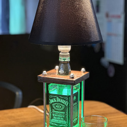 ボトルランプ(照明)  7色に輝くジャックダニエル　ランタン　間接照明 7枚目の画像