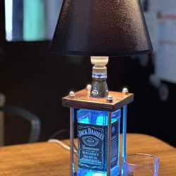 ボトルランプ(照明)  7色に輝くジャックダニエル　ランタン　間接照明 8枚目の画像