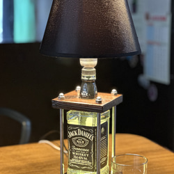 ボトルランプ(照明)  7色に輝くジャックダニエル　ランタン　間接照明 6枚目の画像