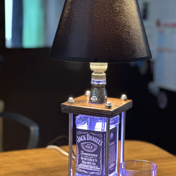 ボトルランプ(照明)  7色に輝くジャックダニエル　ランタン　間接照明 10枚目の画像
