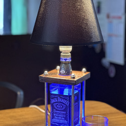 ボトルランプ(照明)  7色に輝くジャックダニエル　ランタン　間接照明 9枚目の画像