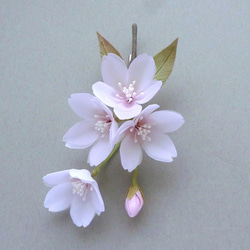 桜のひと枝コサージュ2024 3枚目の画像