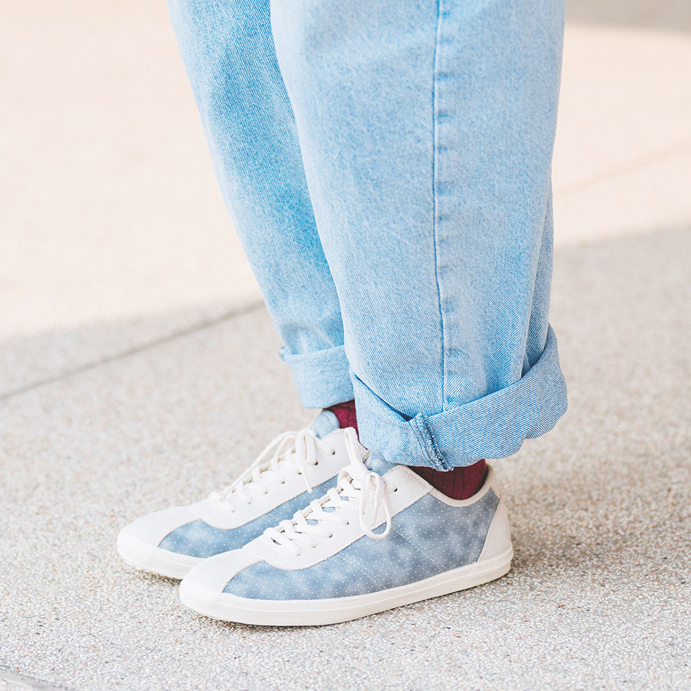 スエード調スニーカー |足あたりやわらか　ルース 靴・シューズ hanamikoji