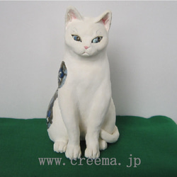 猫 陶製 置物 一点物 sen｜twin cats ねこの置物（陶器）【インテリア】【プレゼント