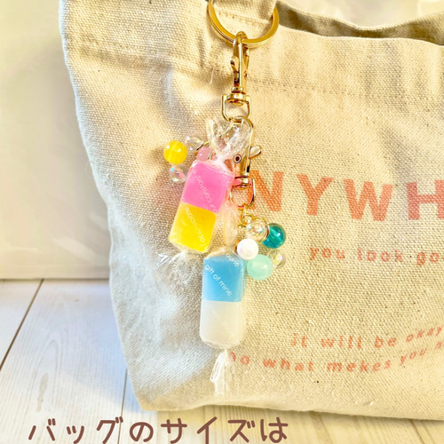 宝石キャンディのバッグチャーム - Ruby Candy | minne 国内最大