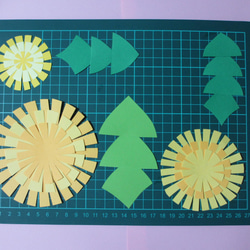 タンポポ12輪【サイズを選べる】〈春の壁面〉　画用紙　壁面飾り　保育園・幼稚園・学校・図書館その他施設　 8枚目の画像