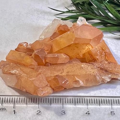 ダブル タイムリンク✨ タンジェリンクォーツ ラフストーン 原石