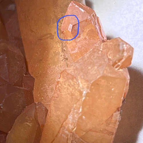 ダブル タイムリンク✨ タンジェリンクォーツ ラフストーン 原石