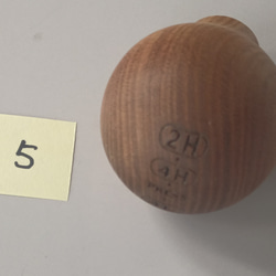 新型ジムニー　jb64 jb74用　木製トランスファーノブ（5）　エンジュ　蜜蝋仕上げ 3枚目の画像