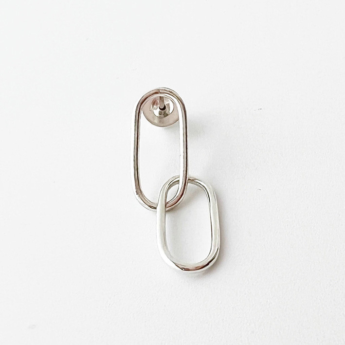 ［シルバー925］　2連ピアス [EM-771-2P/SV] 5,623円