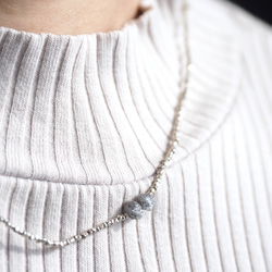 -Grey diamond- karensilver CHOKER 8枚目の画像