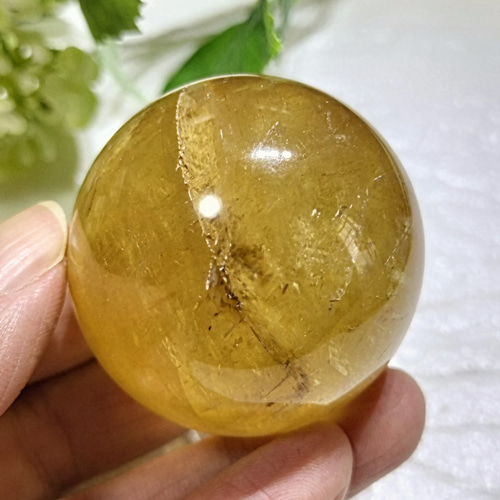 【本日限定】カルサイト　スフィア ブルーカルサイト スフィア | NR キャンドル・天然石・マクラメ