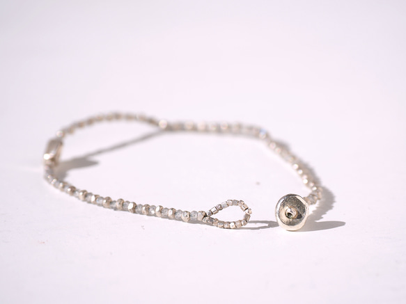 -Labradorite・Silver- bracelet 4枚目の画像