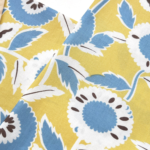 ◆半襟・半衿【花】苅安 3枚目の画像