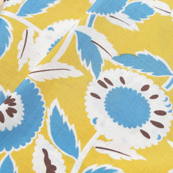 ◆半襟・半衿【花】苅安 4枚目の画像