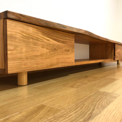 テレビボード 1800 無垢材 厳選 全7色 ハイ&ロー テレビ台