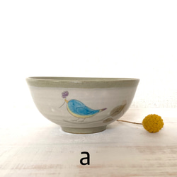 カラフル鳥のお茶碗 5枚目の画像