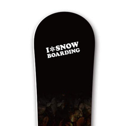 【スノボステッカー】I LOVE SNOWBOARD 3枚目の画像