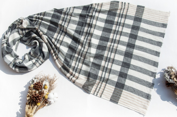 喀什米爾Cashmere 針織圍巾 純羊毛圍巾 手織圍巾 編織圍巾-日本 美麗諾 聖誕節交換禮物 好友生日禮物 母親節 第19張的照片
