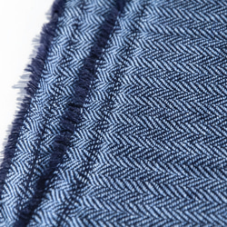 喀什米爾Cashmere 針織圍巾 純羊毛圍巾 手織圍巾 編織圍巾-希臘藍色美麗諾 聖誕節交換禮物 好友生日禮物 母親節 第3張的照片