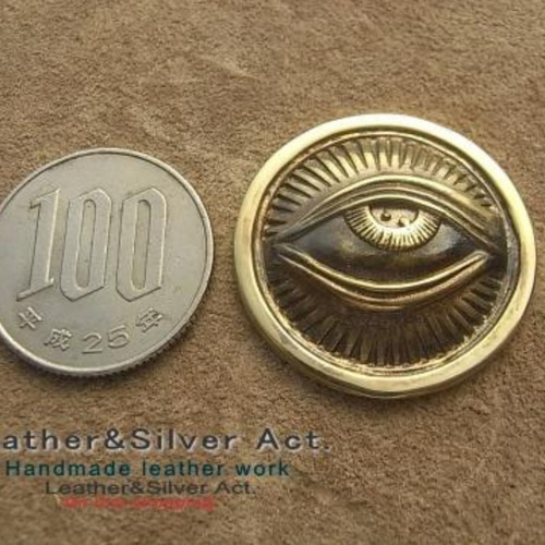 超レア重厚！50's〜秘密結社真鍮フリーメイソン金属製オブジェUSAビンテージ フリーメイソン プロビデンスの目 真鍮 コンチョ 秘密結社 金具指定