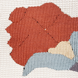 ワンタッチ帯　くらわん帯　正絹名古屋帯リメイク　織り花文様　作り帯　 7枚目の画像