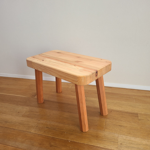 ワケありな逸品】コロンとしたスツール 八角脚 花台 椅子 サイド