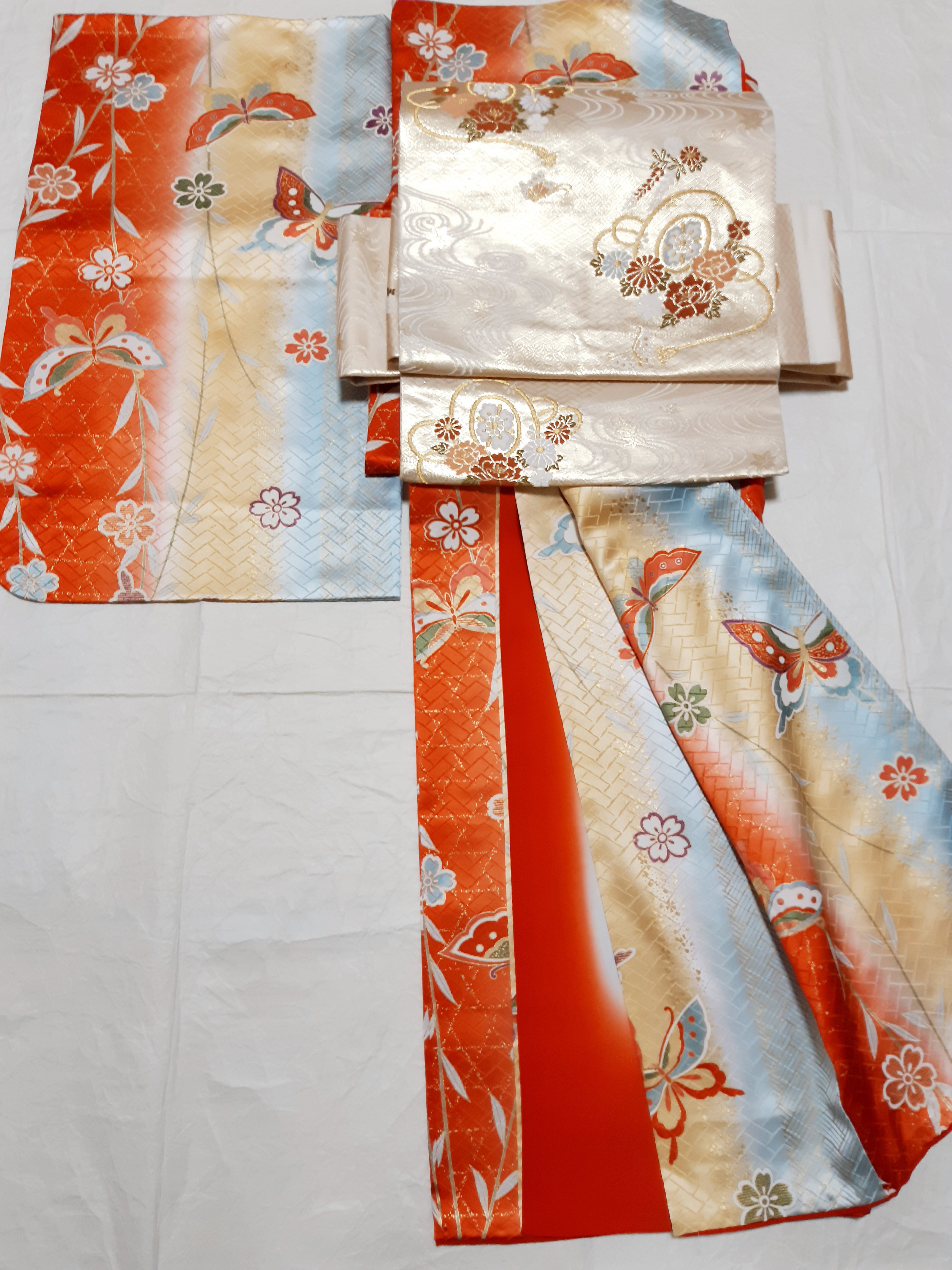 新品 正絹 袋帯 obi 着物 リメイク ⑩