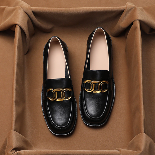 SHOEMAN LAU ローファー 革靴 オーストリッチ レザー フリンジ 緑 SHOEMAN LAU ローファー 革靴 オーストリッチ レザー フリンジ 緑
