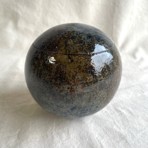 球のオブジェ 大 藍色 立体・オブジェ mitti ceramic 通販 17076633