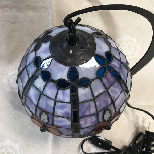 [美品] ステンドグラス　照明　アンティーク　ステンドグラスランプ 楽天市場】【期間限定pt3倍】 ステンドグラス ランプ 卓上 led