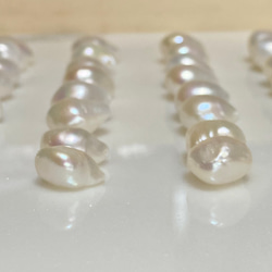 半額✨選べるパール✨縦11mm〜16mm⭐️大きめバロックパール　シンプル✨淡水パールピアス 11枚目の画像