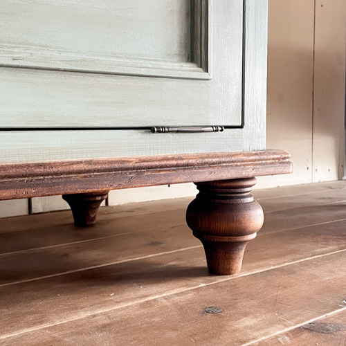 おしゃれ かわいい フランスアンティークテレビボード（ブルー） 英国