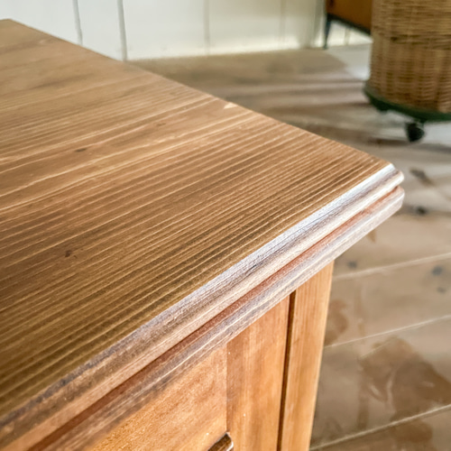 おしゃれ かわいい フランスアンティークテレビボード（ブルー） 英国