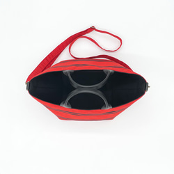 《帯リメイク》帯バッグヨコ（持ち手レザー） 4枚目の画像